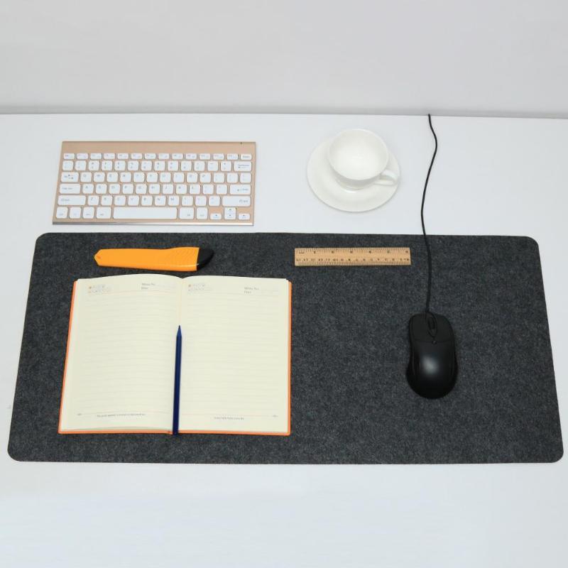 Office Computer Desk Mat Modern Table Mouse Pad Wool Felt Laptop Cushion Desk Mat Keyboard Game Laptop Notebook PC Table Mat - ebowsos