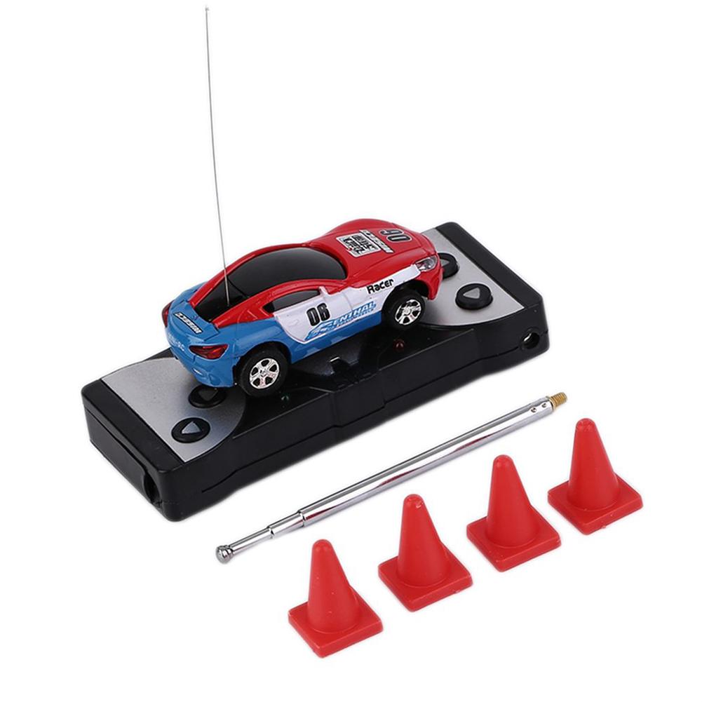 Original 1 : 64 Coke Can Mini Speed Radio Remote Control Micro Car Road Blocks RC Toys Kid's Toys Christmas Gifts Color Random-ebowsos
