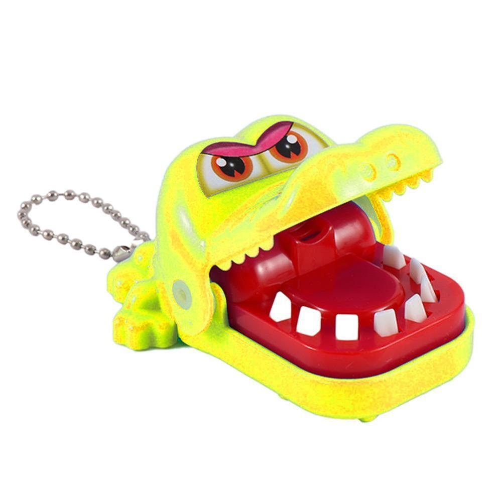 Original Mini Crocodile Jokes Mouth Dentist Bite Finger Game Joke Fun Funny Crocodile Toy Antistress Gift Kids Child Prank Toy-ebowsos