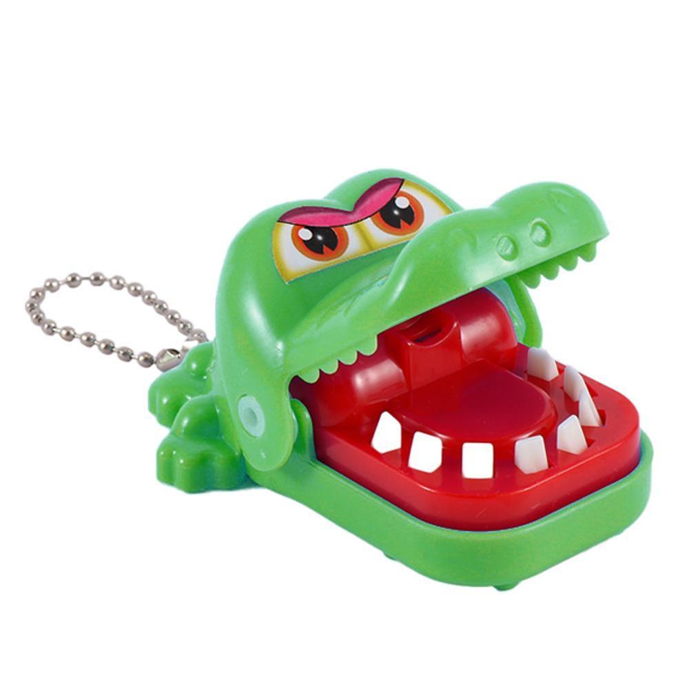 Original Mini Crocodile Jokes Mouth Dentist Bite Finger Game Joke Fun Funny Crocodile Toy Antistress Gift Kids Child Prank Toy-ebowsos