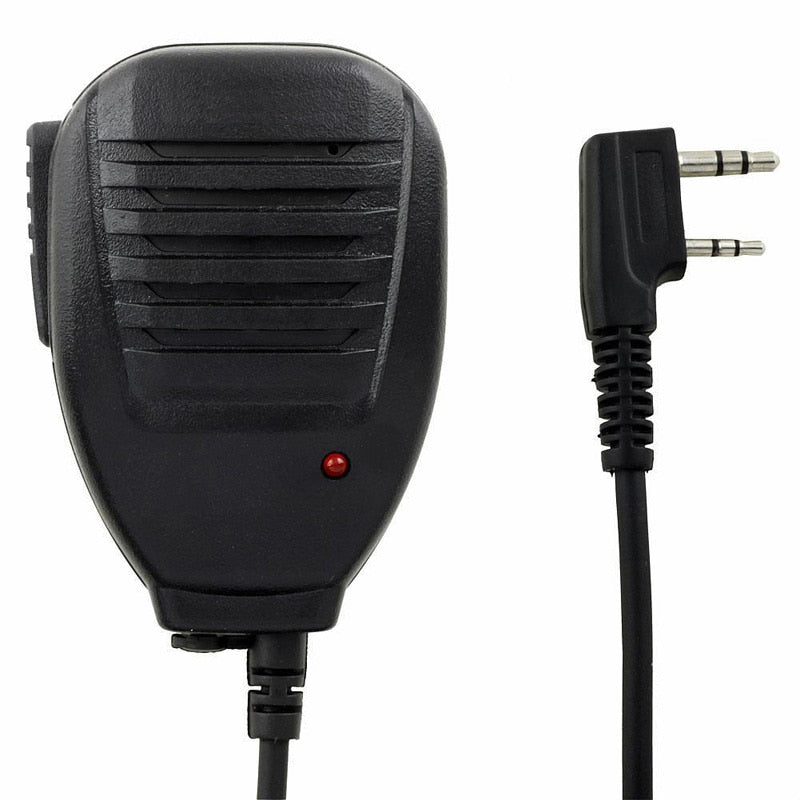 Original PTT Handheld Speaker Two Way Radio Speaker Microphone for walk talkie for Baofeng UV 5R 5RA 5RE 5R Plus 888s Promotion - ebowsos