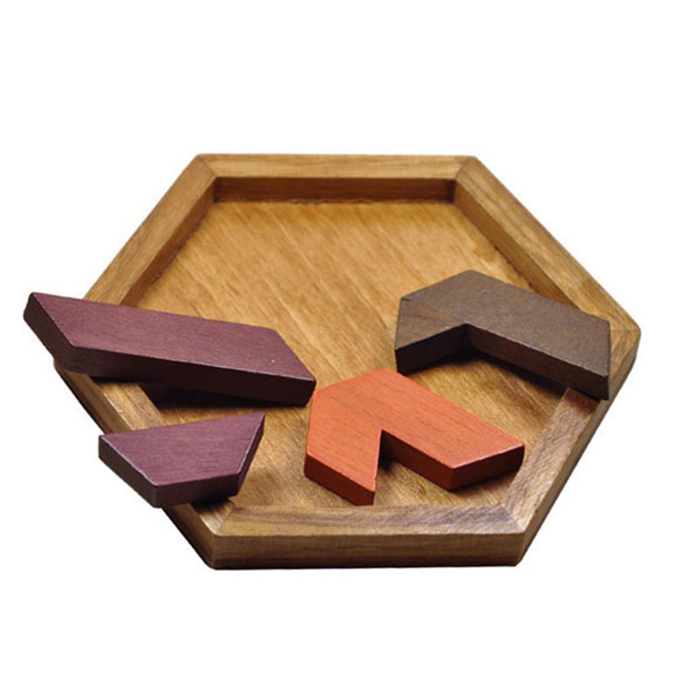 Original Wooden Puzzle Toy Tangram/Jigsaw Board Geometric Shape Children Educational & Learning Toy Gift Drop Shipping-ebowsos