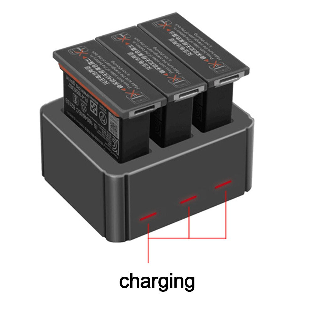 Osmo Action Battery Smart Charger For DJI Osmo Action Camera Accessories Camera Battery Charger-ebowsos