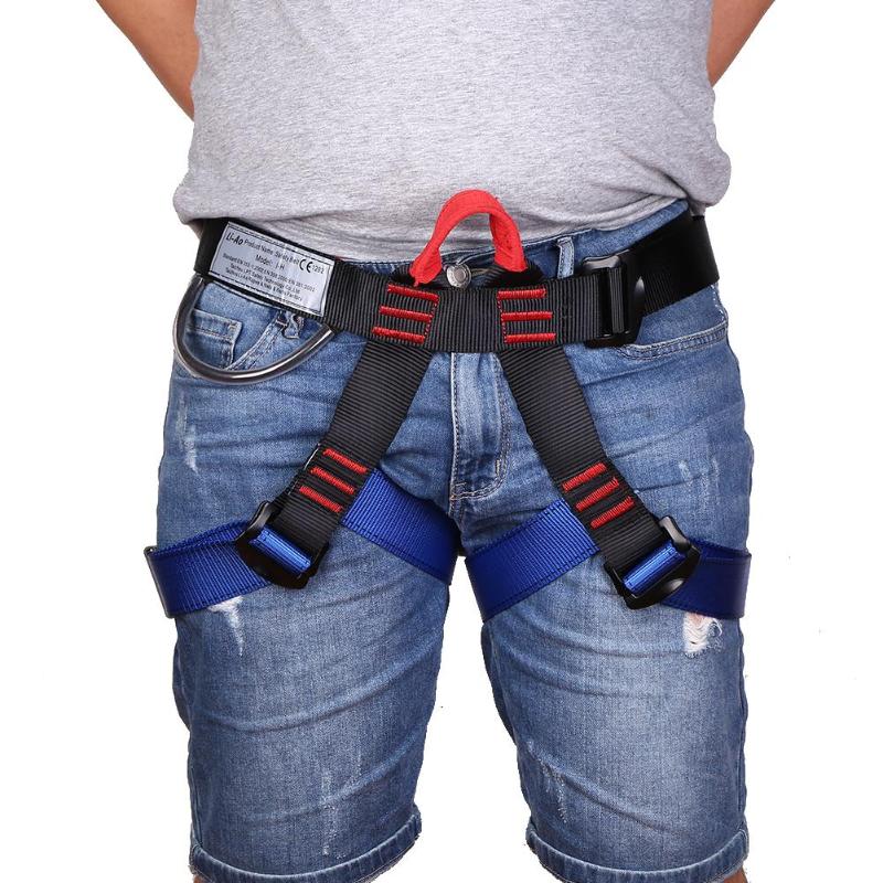 Outdoor Camping Climbing Safety Harness Seat Belts Sitting Rock Climbing Rappelling Tool Rock Climbing Harness Waist Support-ebowsos