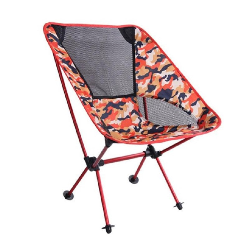 Outdoor Folding Chair Fishing Camping Hiking Gardening Portable Seat Stool Aluminum Alloy Fishing Camping Chair BBQ Stool-ebowsos
