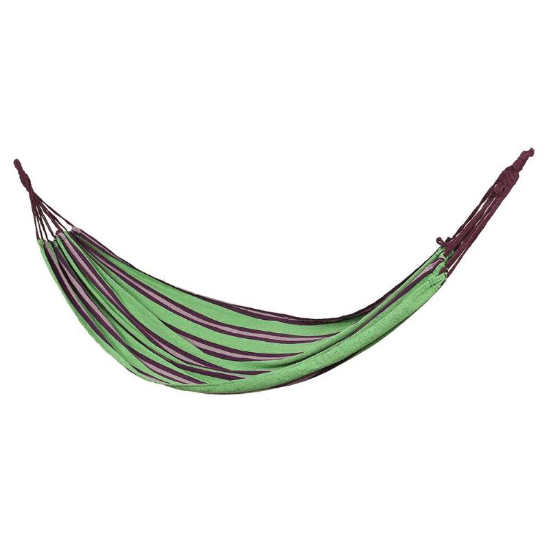 Outdoor Hammock Garden Travel Picnic Camping Swing 1 Person Hang Bed Camping Hanging Hammock Canvas Bed Strong High Quality-ebowsos