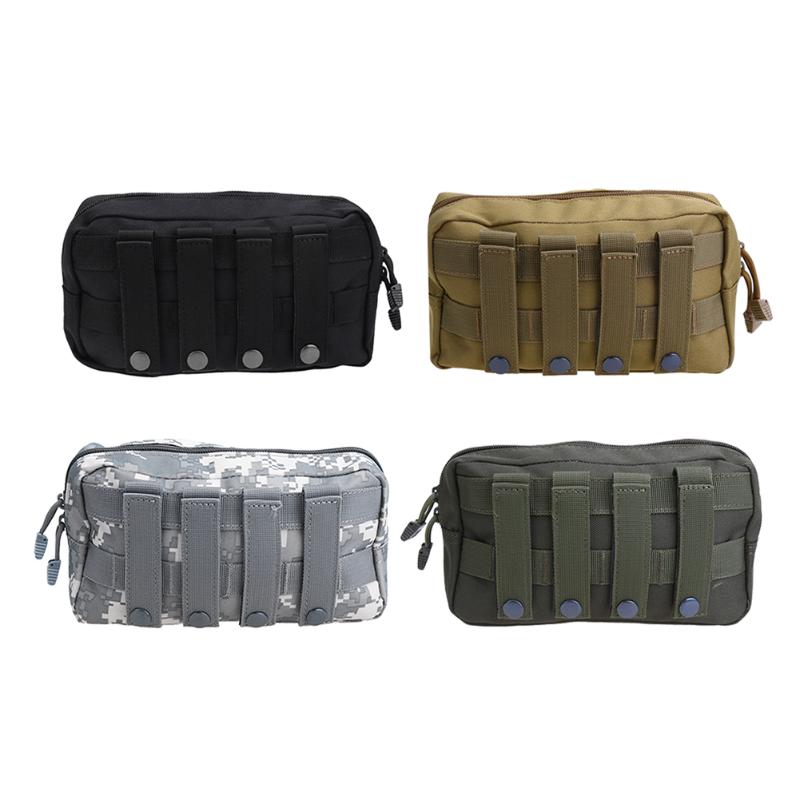 Outdoor MOLLE Bag 1000D Tactical Waist Belt Bags Camping Hiking Military Utility Wallet Pouch Purse Pack EDC Keys Phone Holder-ebowsos