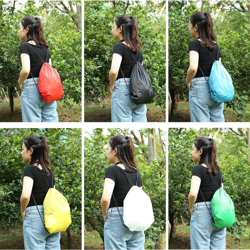 Outdoor Travel Storage Drawstring Bag Cartoon Waterproof Organizer Clothes Packing Drawstring Bag Women Backpack Bags-ebowsos