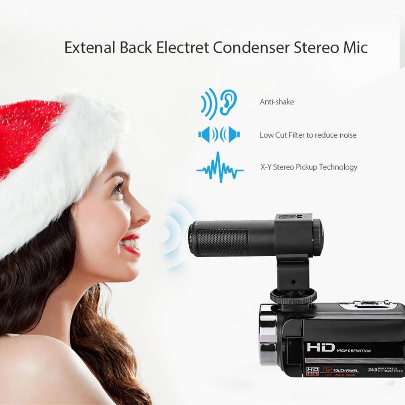 P13 WIFI Digital Camera 3 inch 4K 2160P HD 48MP 16X Zoom Webcam+DV Bag+MIC+Fill-in Light+Wide Angle Lens Set IPS Touch Screen - ebowsos