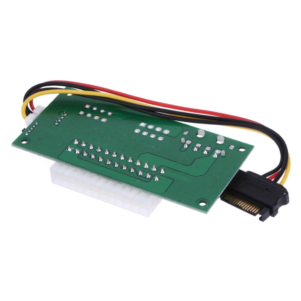 PC Desktop ATX 24Pin Dual PSU Power Supply Sync Starter Extender Cable for BTC Miner BTC Mining Expanded Ded With Manual Switch - ebowsos