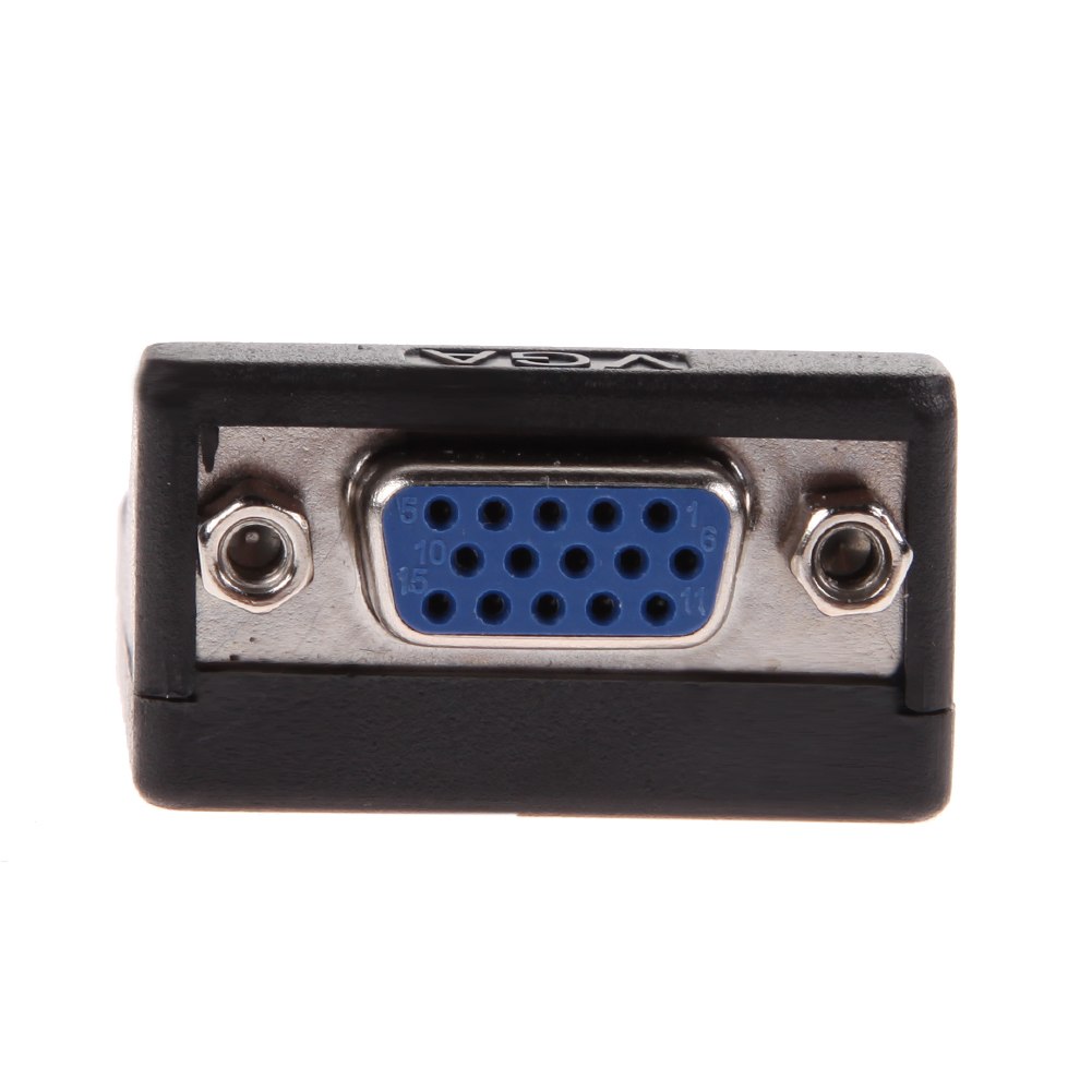 PC Display Port DP Male to VGA 15Pin Female Converter Adapter Cable Connector Computer Adapter Black New Promotion - ebowsos