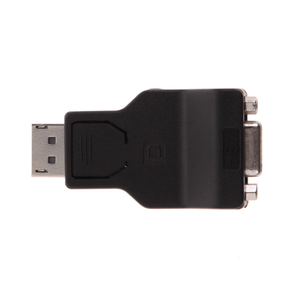 PC Display Port DP Male to VGA 15Pin Female Converter Adapter Cable Connector Computer Adapter Black New Promotion - ebowsos