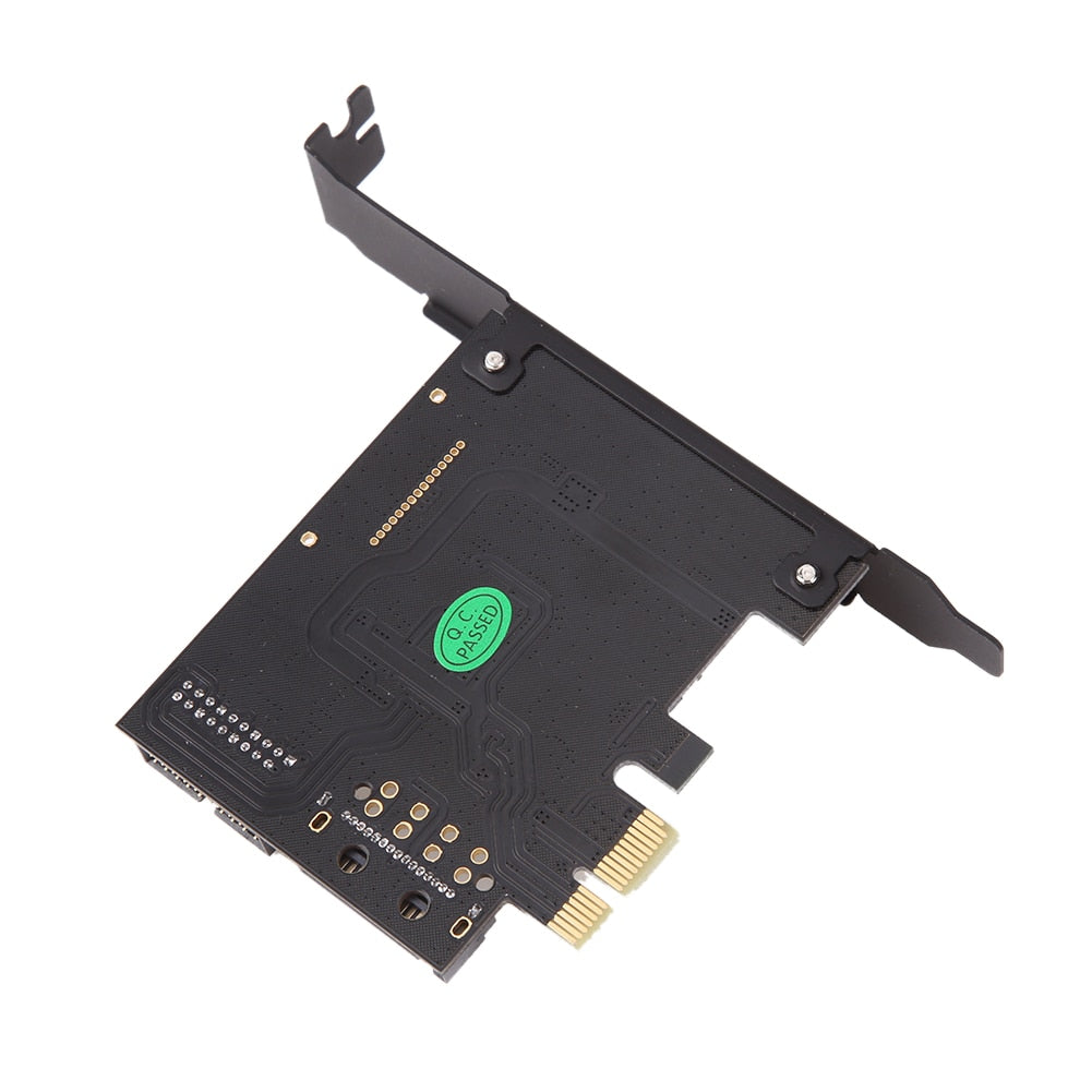 PCI-E Express USB 3.0 19 pin Connector and 15-pin SATA Power Expansion Controller Adapter Card - ebowsos