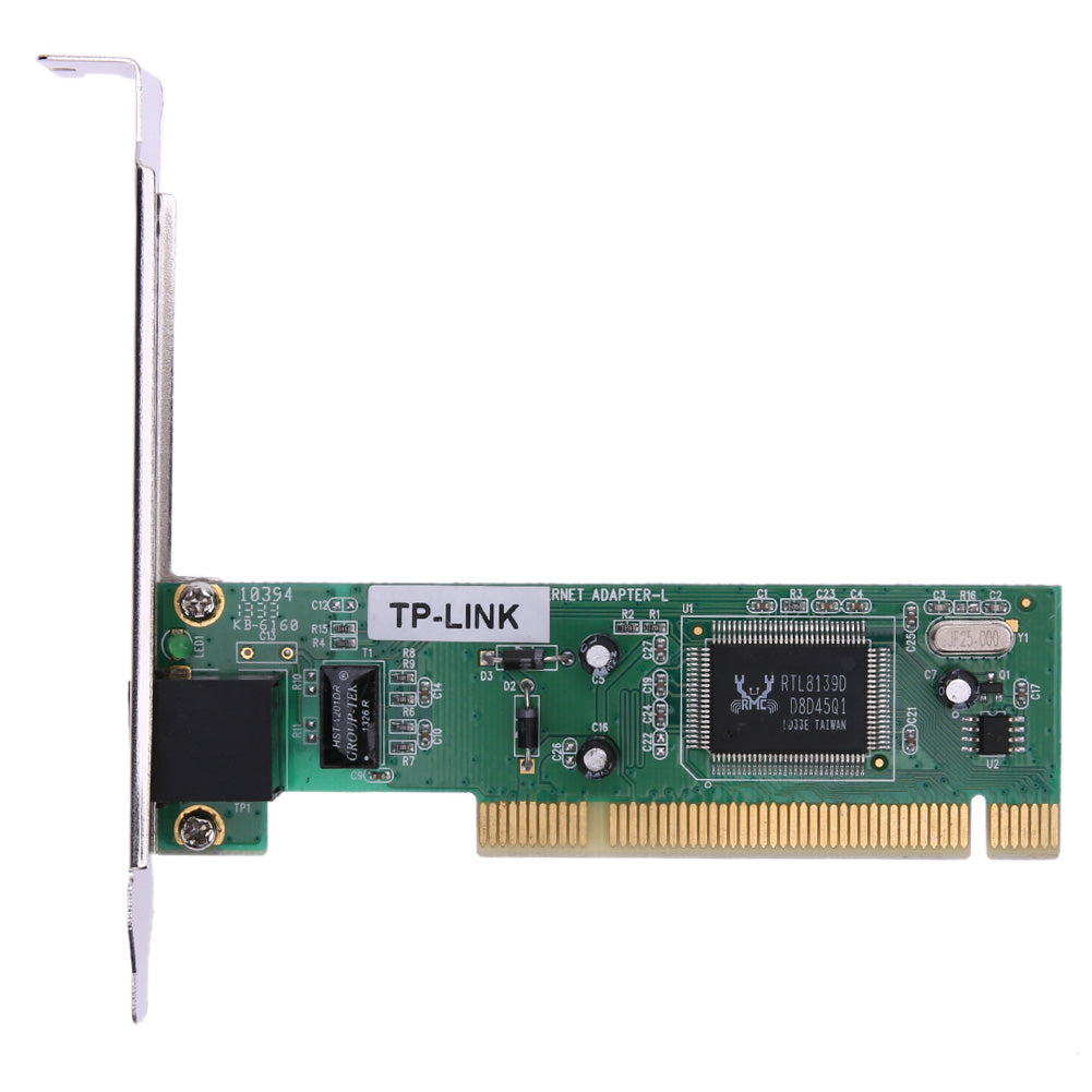 PCI Realtek RTL8139D 10/100M 10/100Mbps RJ45 Ethernet Network Lan Card Adap HIgh Quality Network PCI Card - ebowsos