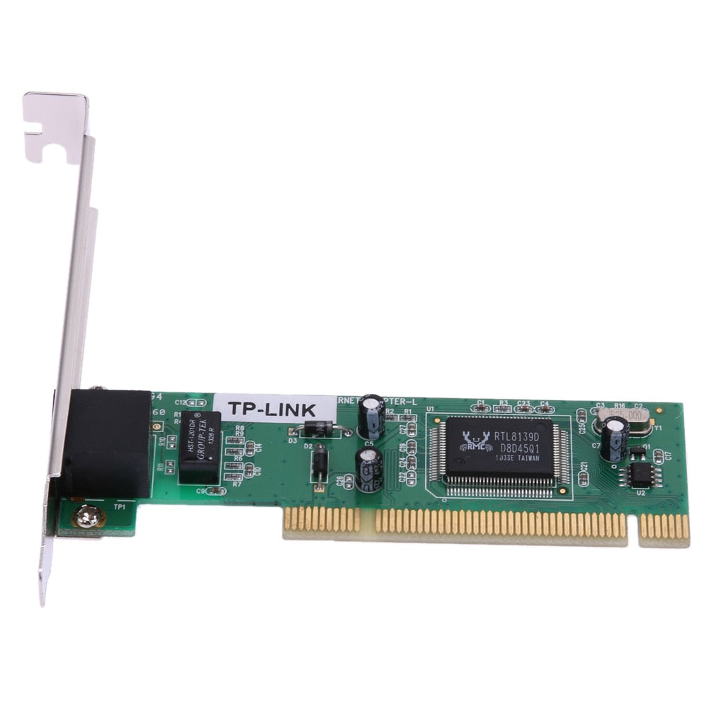 PCI Realtek RTL8139D 10/100M 10/100Mbps RJ45 Ethernet Network Lan Card Adap HIgh Quality Network PCI Card - ebowsos