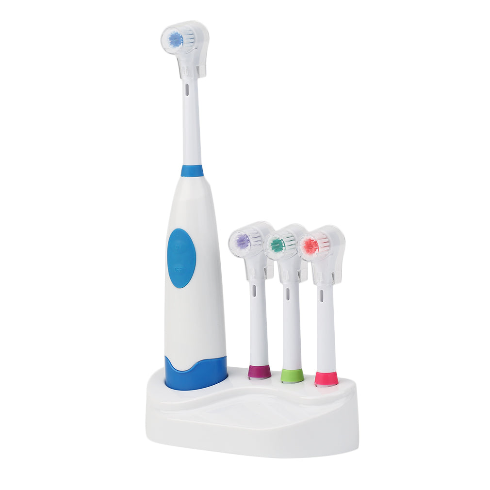 PE003 Portable Battery Operated Electric Toothbrush Ultrasonic Sonic Rotary Electric Toothbrush Set - ebowsos