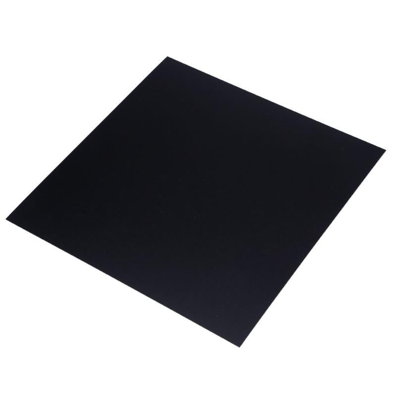 PEI Sheet 3D Printer Parts Black 220 x 220 x 0.8mm PEI Sheet for 3D Printing with 468MP Adhesive Tape - ebowsos