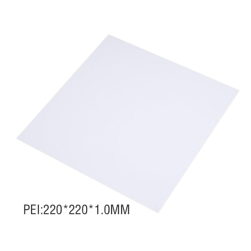 PEI Sheet Adhesive Tape 3D Printer Parts 220 x 220 x 1mm PEI Sheet for 3D Printing with 468MP Adhesive Tape - ebowsos