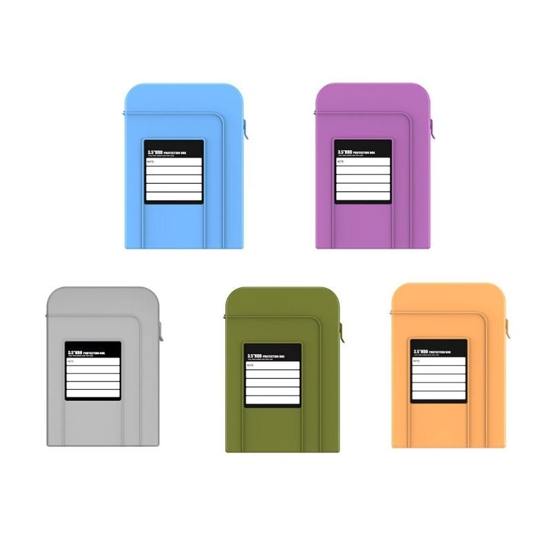 PHI35 3.5 inch HDD Protector Anti-Static Hard Drive Protection Storage Box hard disk case cover bag - ebowsos