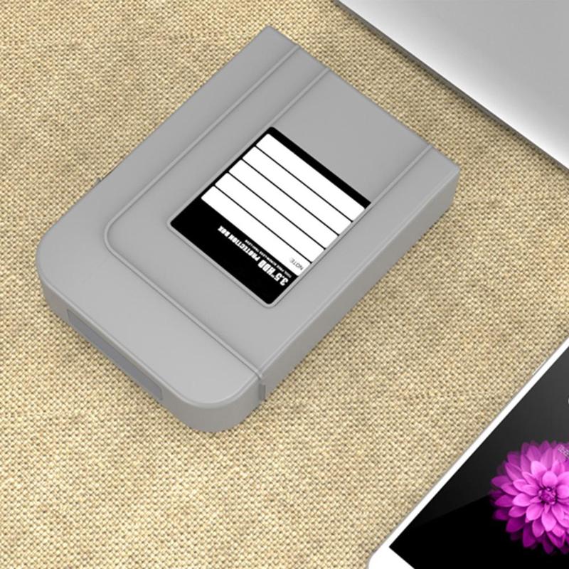 PHI35 3.5 inch HDD Protector Anti-Static Hard Drive Protection Storage Box hard disk case cover bag - ebowsos