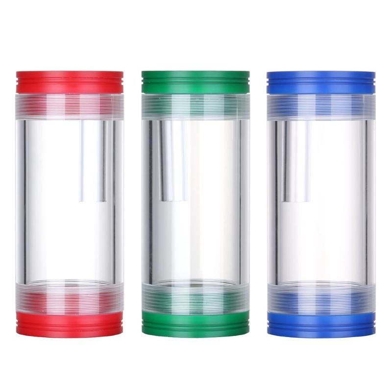 PM-CS-YZSX Cylindrical Water Tank 120mm 170mm 4 Holes POM Acrylic Reservoir for Computer PC Water Cooling System High Quality - ebowsos
