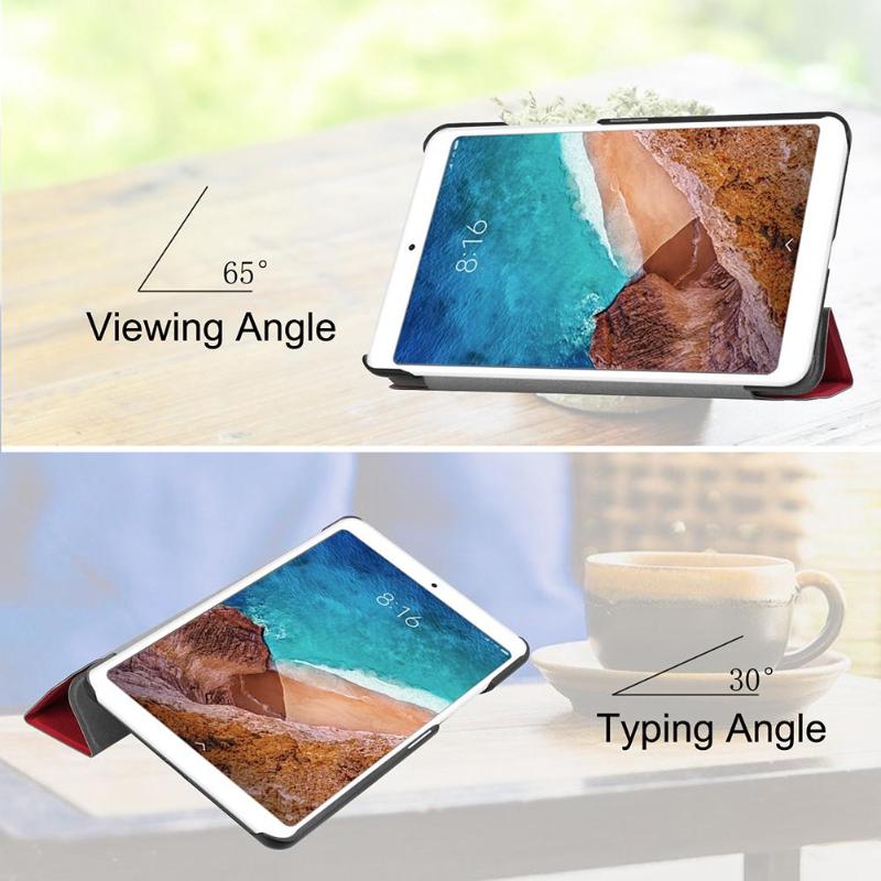 PU Leather Cover Case For Xiaomi Mi Pad 4 MiPad4 8 inch Tablet Protective Smart Case for xiaomi Mi Pad4 Mipad 4 8.0" case cover - ebowsos