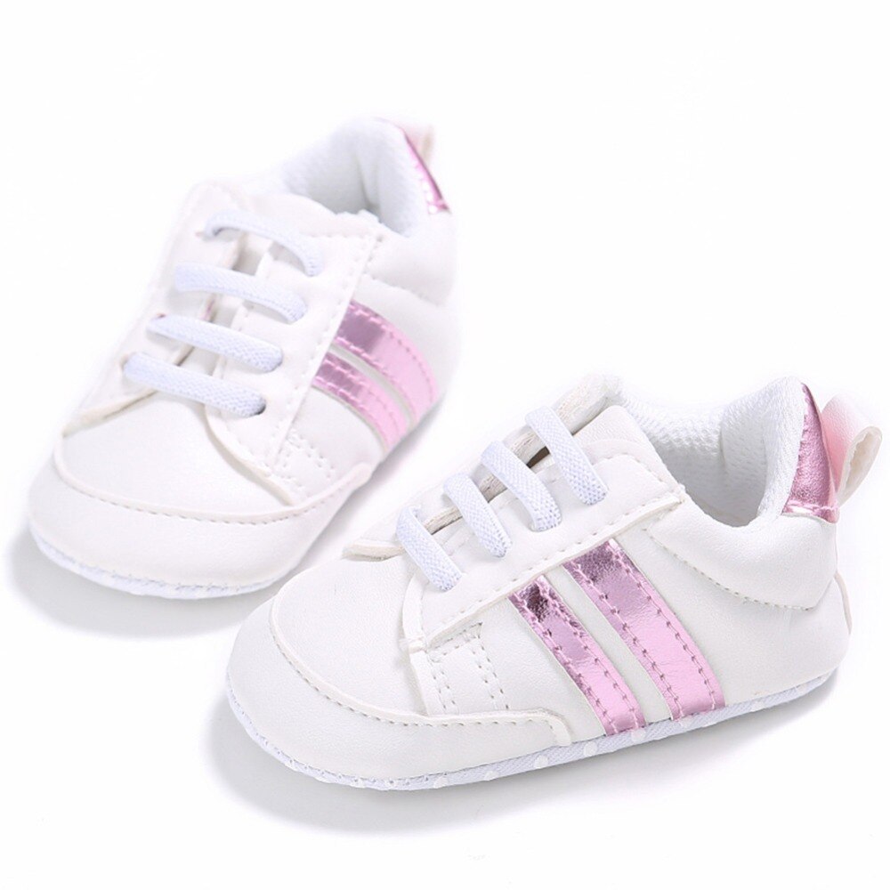 PU Leather First Walkers Soft Bottom Toddler Newborn Baby Sneakers Sports Baby Shoes Boys Footwear - ebowsos