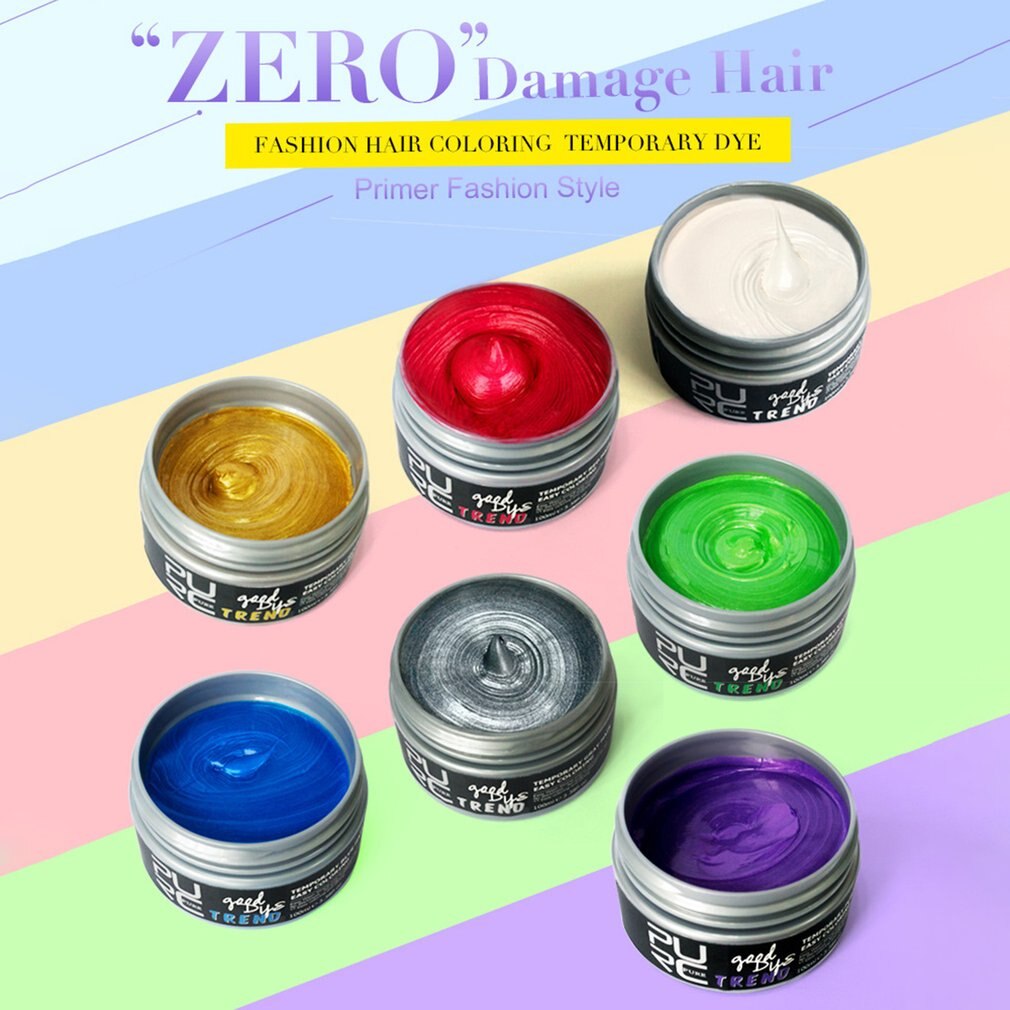 PURC Disposable Hair Cream Universal Men Styling Pomade Compact Stained Hair Styling Wax Men Styling Products Hot Sale - ebowsos