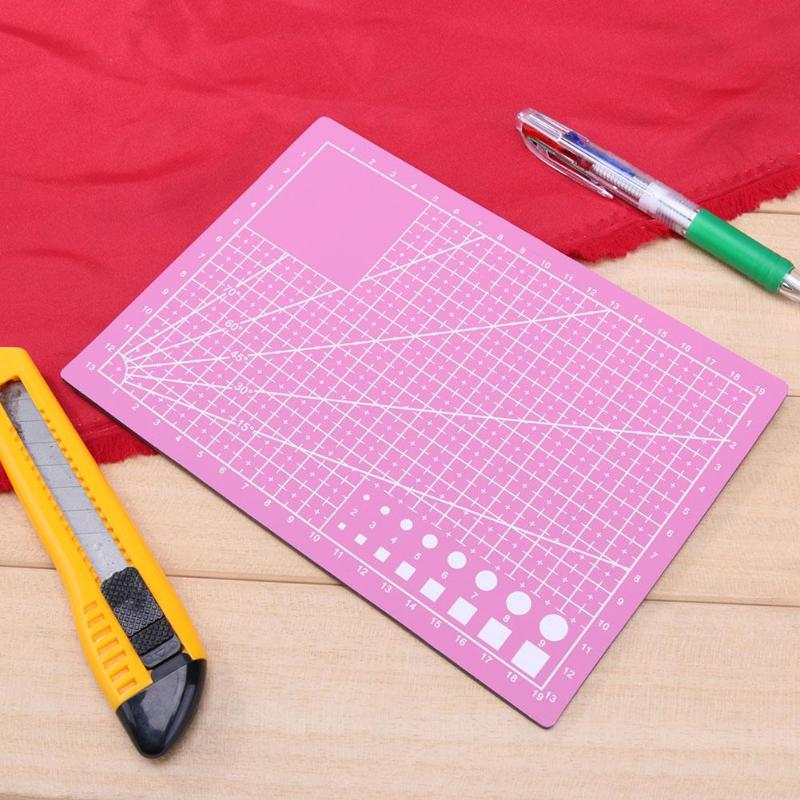 PVC Patchwork Cutting Mat DIY Craft Cutting Mat Pad DIY Tools A3/A5 Self-healing Leather Paper Cut Board School Office Supplies - ebowsos