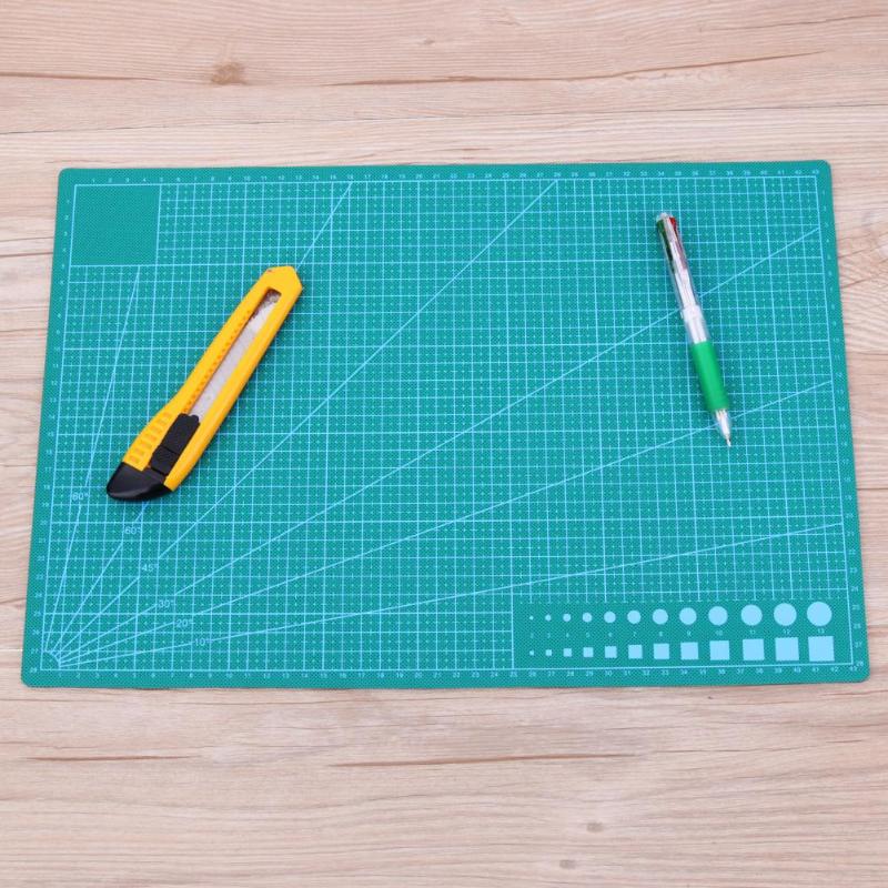 PVC Patchwork Cutting Mat DIY Craft Cutting Mat Pad DIY Tools A3/A5 Self-healing Leather Paper Cut Board School Office Supplies - ebowsos