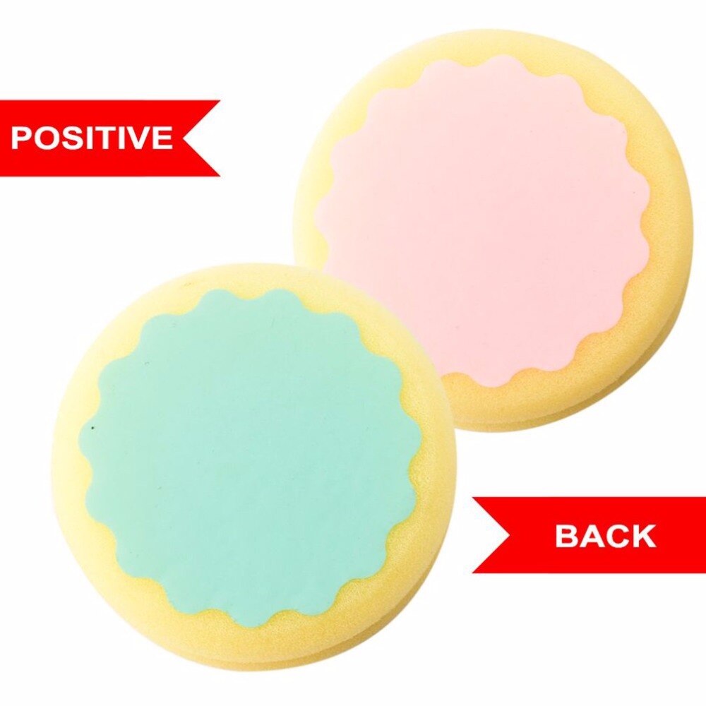 Painless Hair Removal Depilation Sponge Double-sided Pad Round Shape Waxing Polishing Face Arm Leg Hair Removal Tool - ebowsos