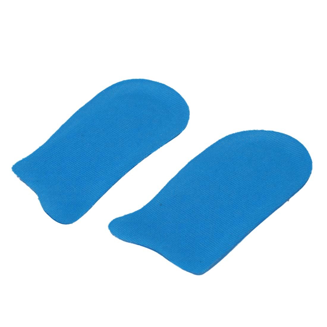 Pairlight Blue Silicone Gel Insole Best Heel Pad Insertion 4.3 cm Up - ebowsos