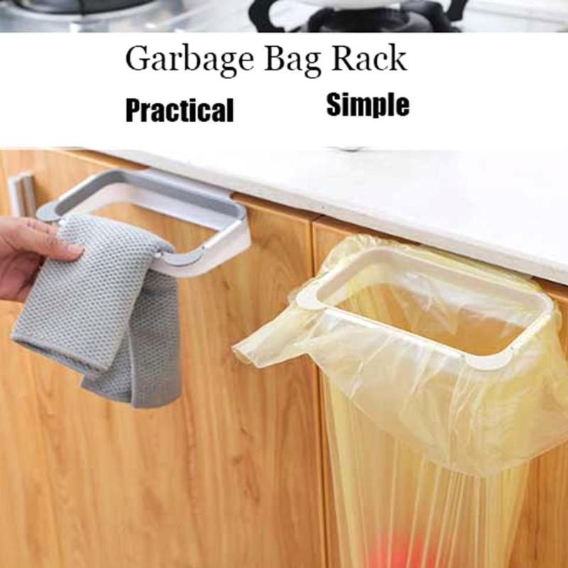 Panda Garbage Bag Holder Plastic Bracket Stand Rack Kitchen Trash Hanger - ebowsos