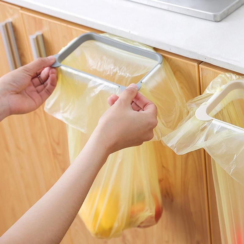 Panda Garbage Bag Holder Plastic Bracket Stand Rack Kitchen Trash Hanger - ebowsos