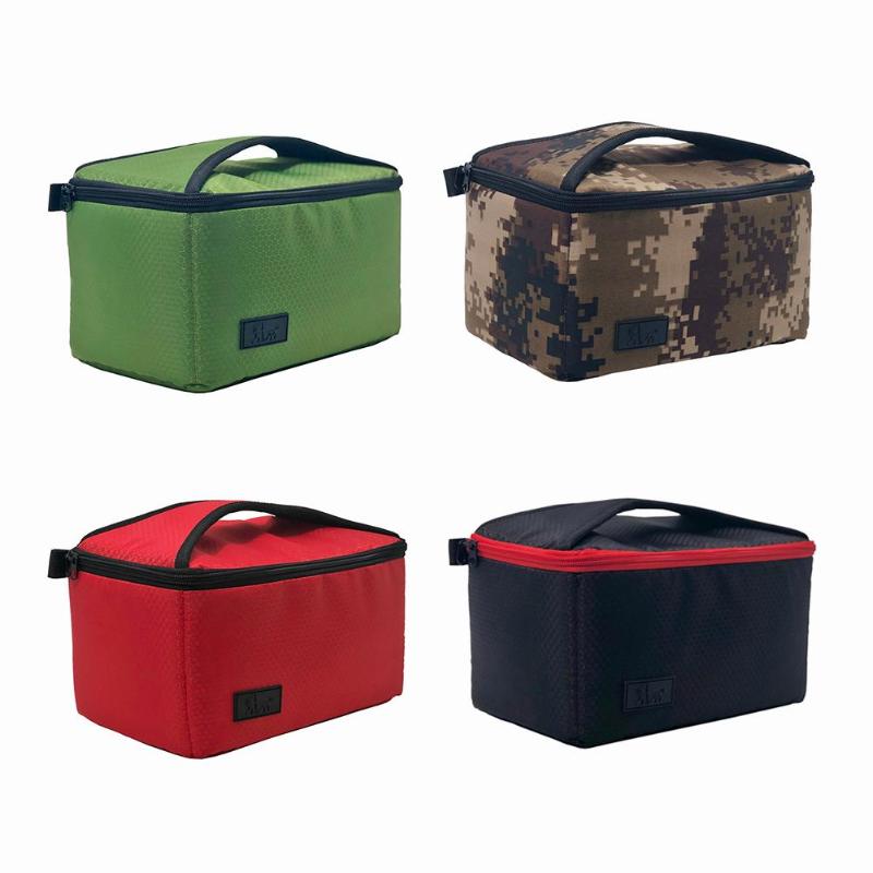 Partition Padded Insert Camera Bag Protection Shockproof Canvas Inner Case Pouch for DSLR Digital Camera Colorful Camera Bag - ebowsos