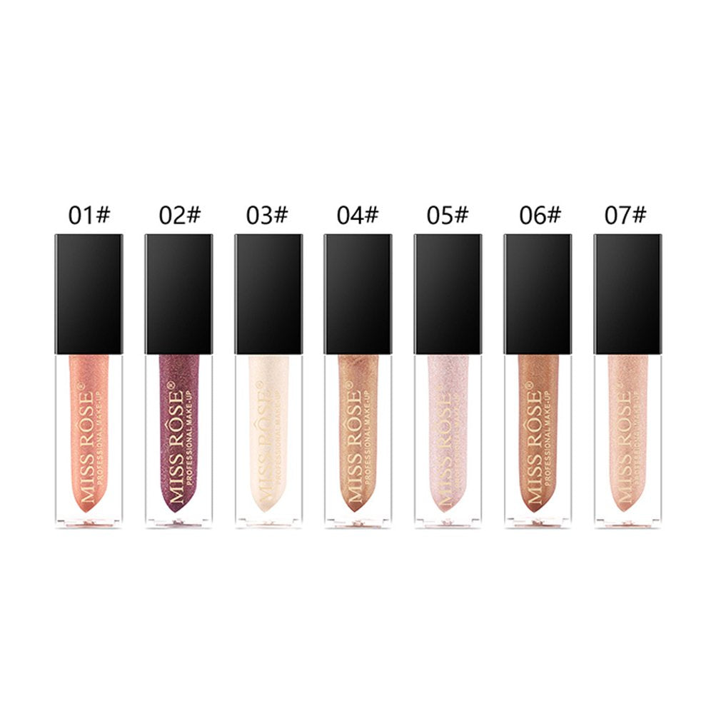 Pearlescent Lip Gloss Is Not Easy To Stick Cup Not Easy To Fade Waterproof Dazzling Lip Glaze Cross-Border Makeup - ebowsos