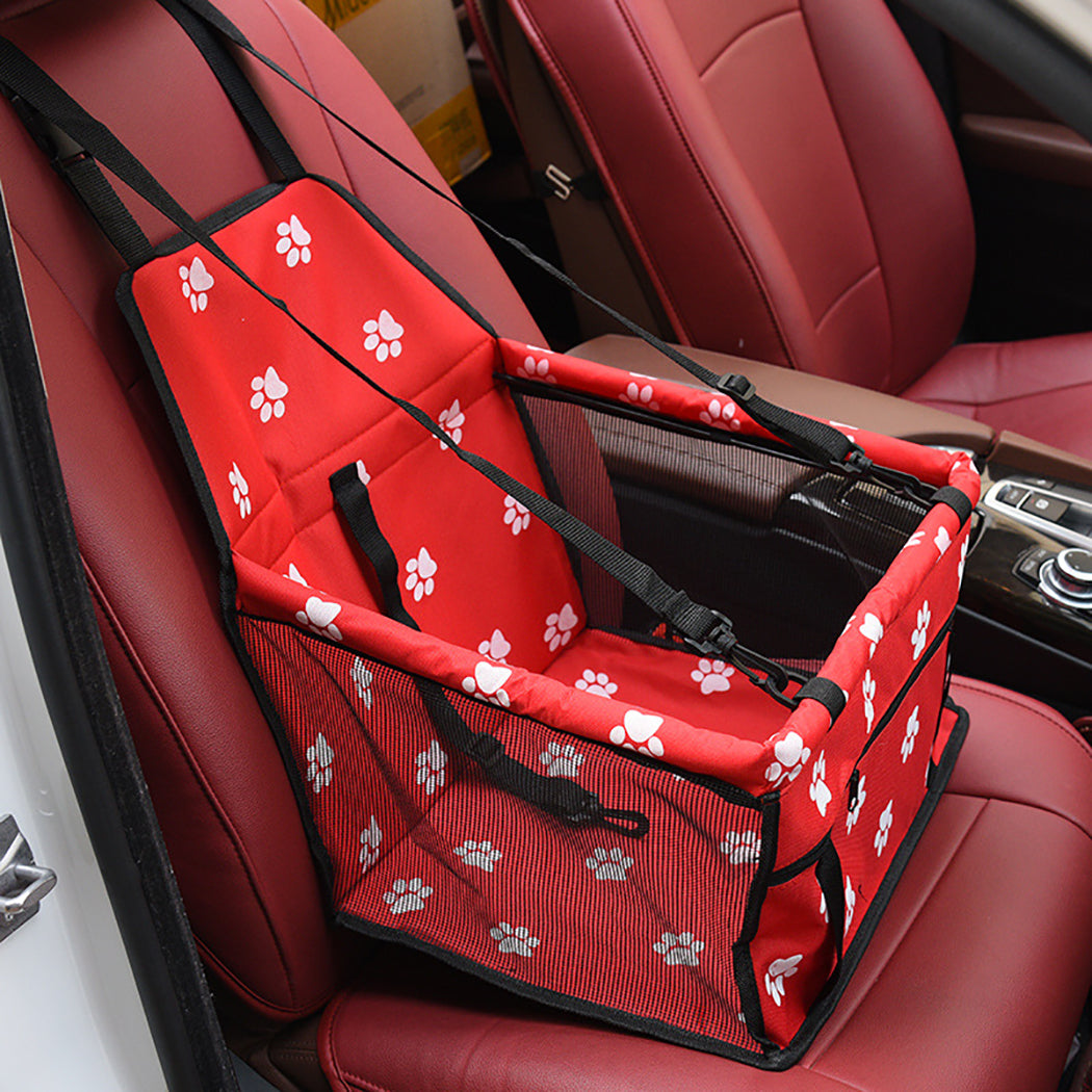 Pet Car Seat Thicken Oxford Folding Portable Pet Booster Seat Dog Car Seat Reinforcement Version Pet Supplies-ebowsos