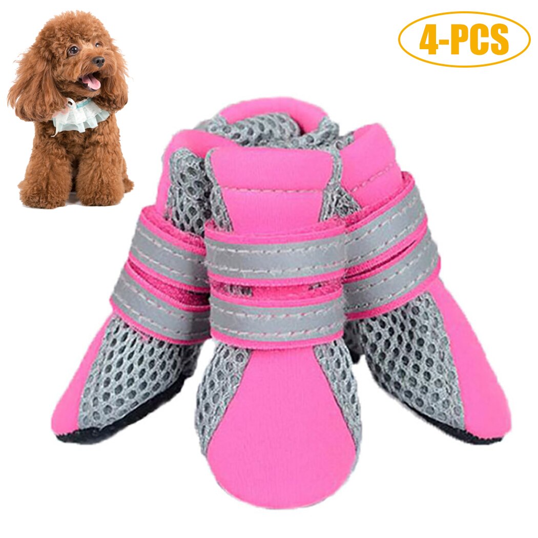 Pet Dog Waterproof Boots Protective Rubber Rain Shoes Black Comfortable Dog Cute Shoes Waterproof For Small Pet Dogs-ebowsos