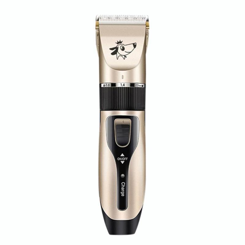 Pet Electric Push Shears Rechargeable USB Hairdressing Suit Electric Shaver Dog Cat Hair Clipper Send Nail Clipper Pet Comb - ebowsos
