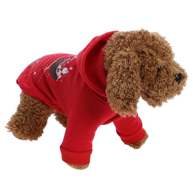 Pet dog Christmas jacket Pet guard Christmas clothes - ebowsos