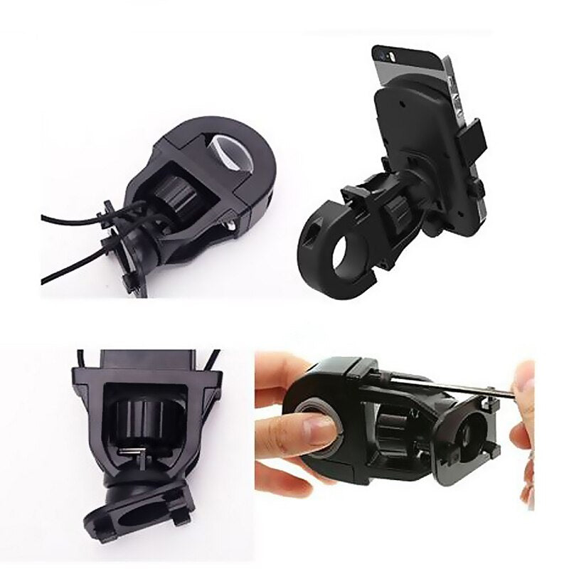 Phone Bicycle Holder Universal Motorcycle Bicycle Handlebar Mount Holder For Cell Phone GPS Stuff Bicycle Accessories Cycling-ebowsos