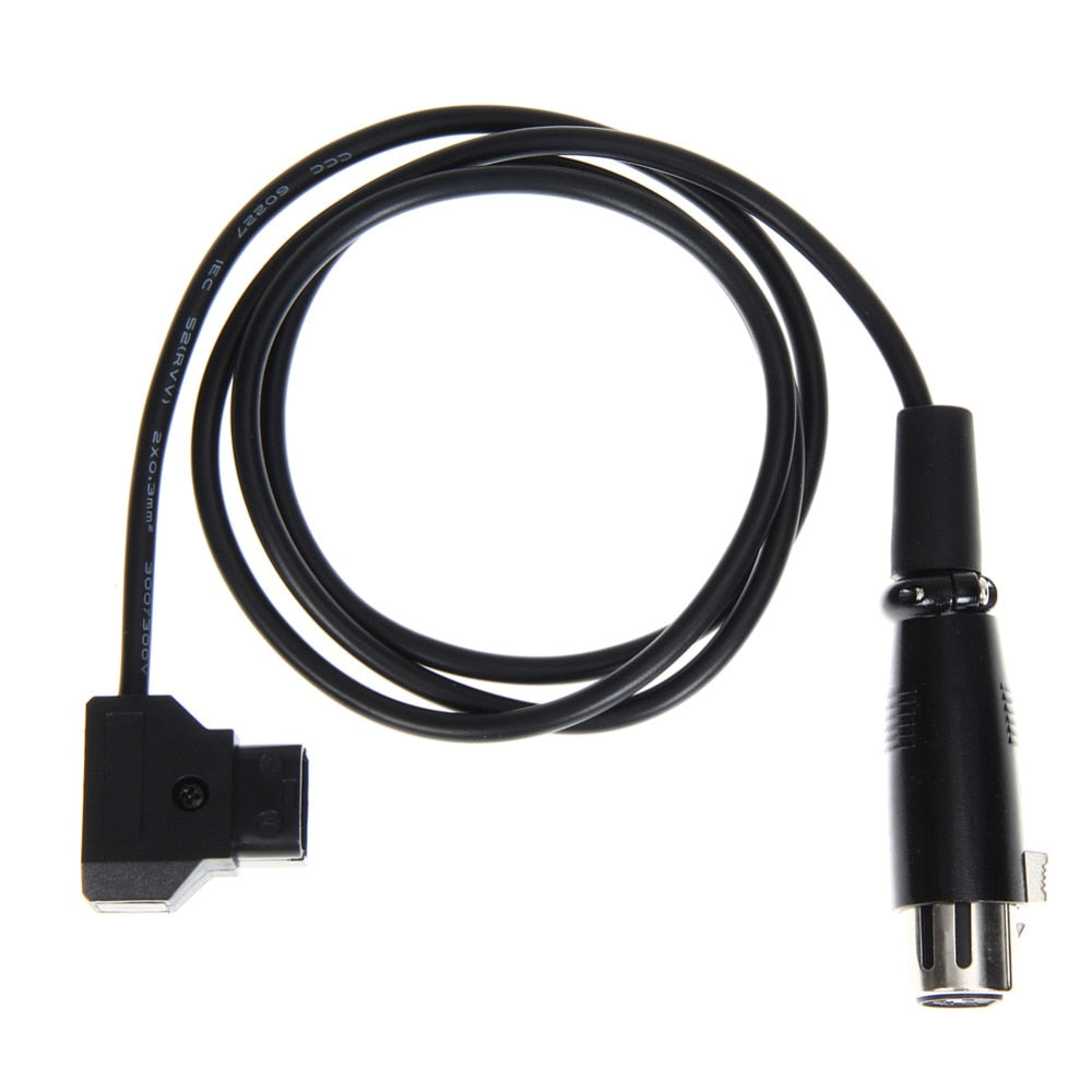 Photo Studio Accessories D-Tap Male to Female 4-Pin XLR Cable Power Supply Battery Adapter for Photography Power - ebowsos