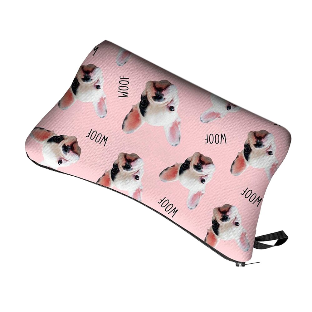 Pink Dog Wash bag Travel Bag  Bag Cosmetic Bag - ebowsos