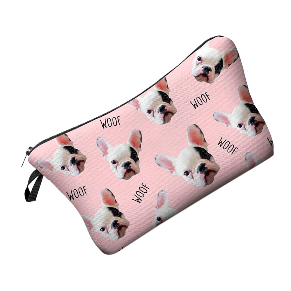 Pink Dog Wash bag Travel Bag  Bag Cosmetic Bag - ebowsos