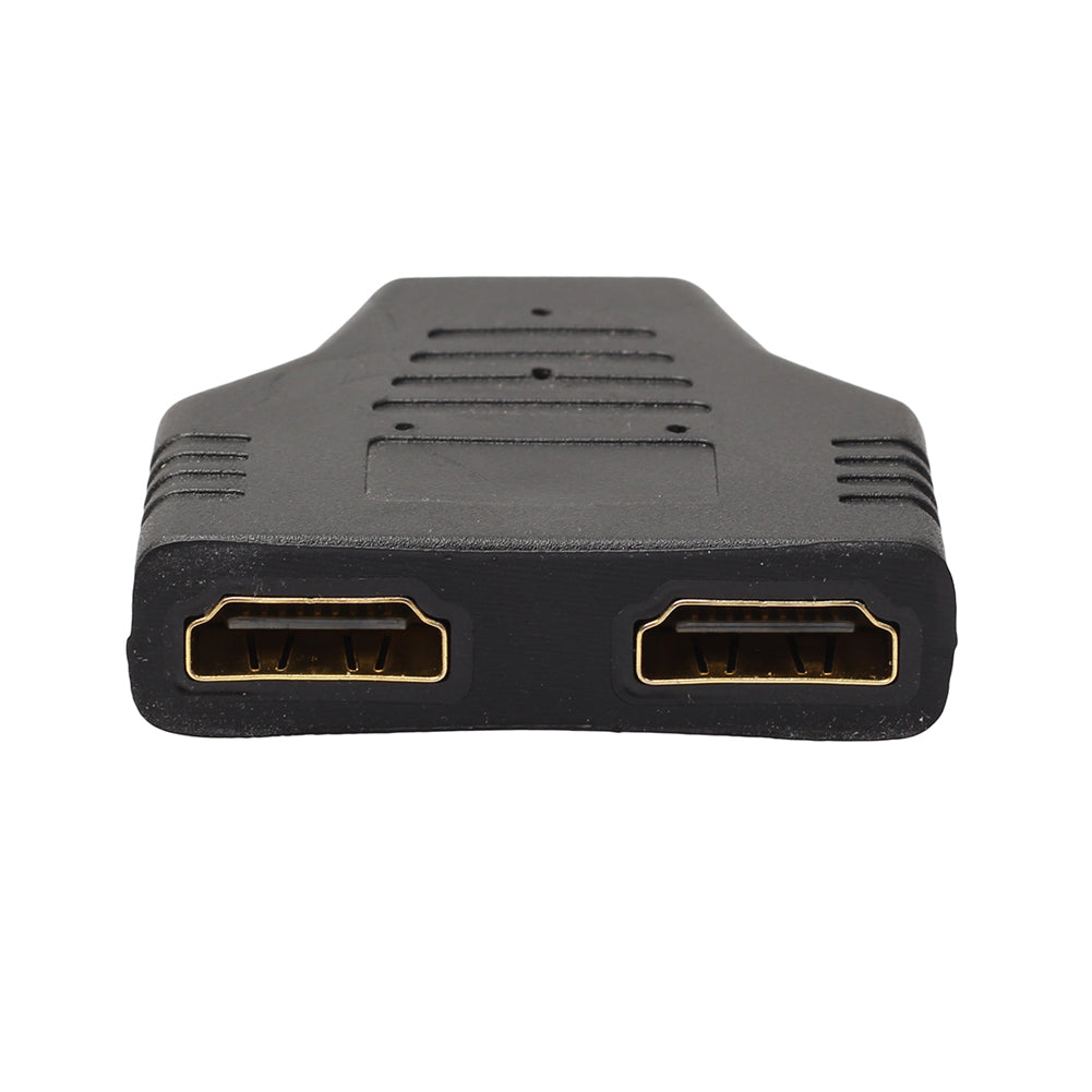 Portable 1080P HDMI Male to 2 Female 1 In 2 Out Splitter Adapter Protector Hi Speed 1x2 HDMI Splitter Converter High Quality - ebowsos