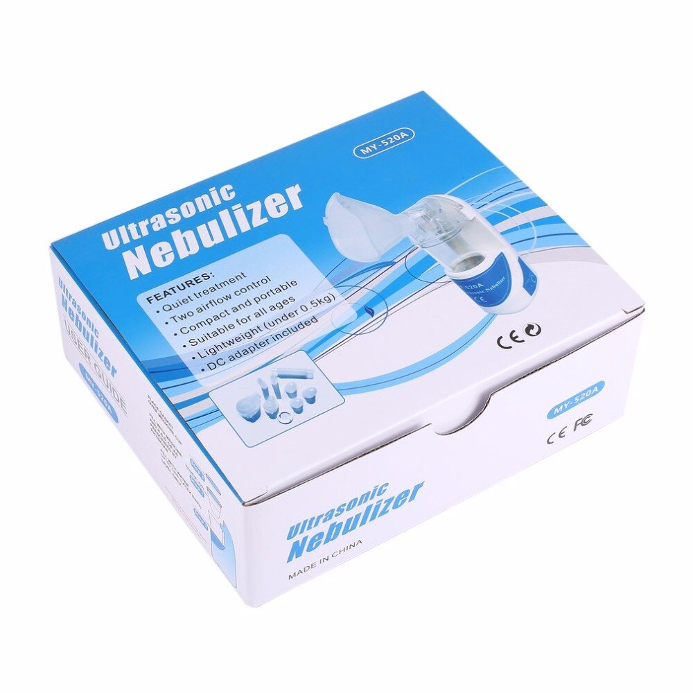 Portable 2.4MHz 25ML Ultrasonic Nebulizer Handheld Household Nebuliser Respirator Humidifier Health Mist Maker Dropshipping - ebowsos