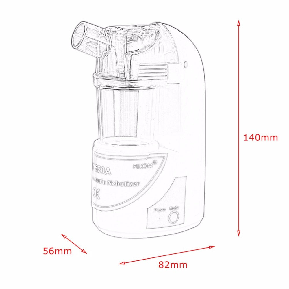 Portable 2.4MHz 25ML Ultrasonic Nebulizer Handheld Household Nebuliser Respirator Humidifier Health Mist Maker Dropshipping - ebowsos