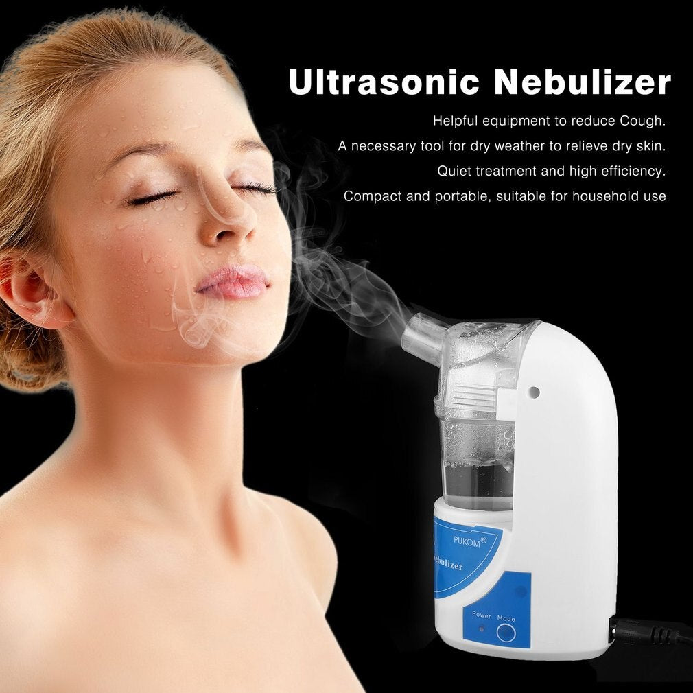 Portable 2.4MHz 25ML Ultrasonic Nebulizer Handheld Household Nebuliser Respirator Humidifier Health Mist Maker Facial Steamer - ebowsos