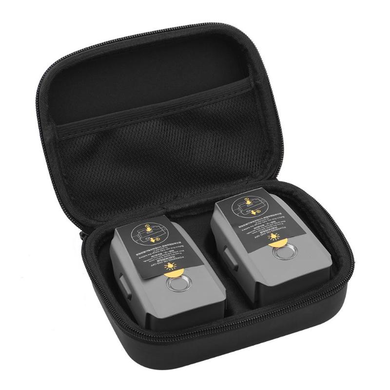 Portable 2pcs Batteries Carrying Case Protective Storage Bag pouch Organizer for DJI Mavic 2 Pro/Zoom High Quality Batteries Bag - ebowsos