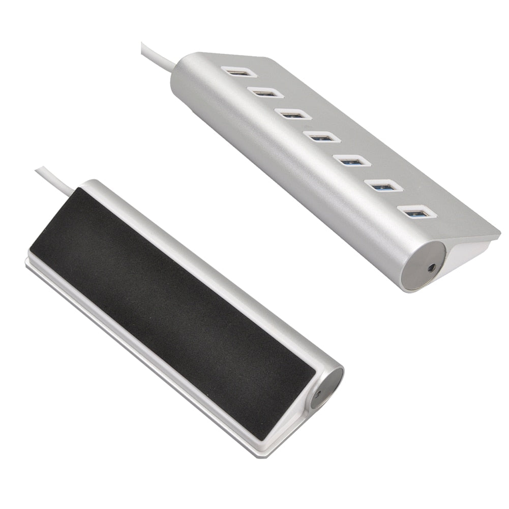 Portable Aluminum High Speed 7 Ports USB 3.1 Type-C to USB 3.0 Hub for Macbook High Quality - ebowsos